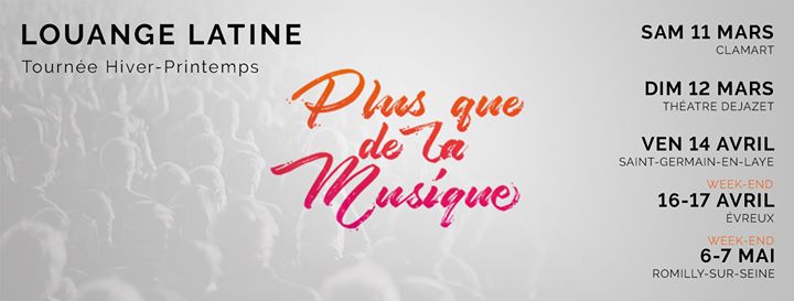 Featured image for “Louange Latine le 16 et 17 Avril 2017 à Evreux, plus d’infos prochainement…”