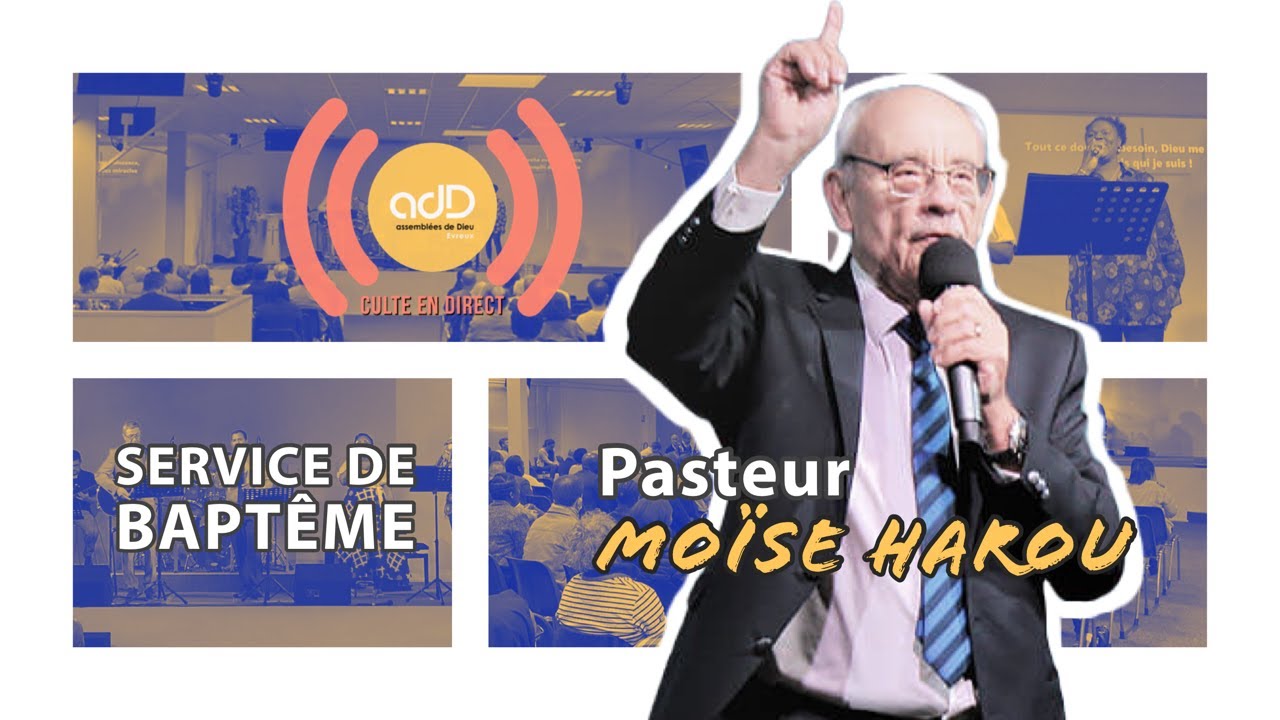Featured image for “Service de baptêmes| Pasteur Moïse HAROU”
