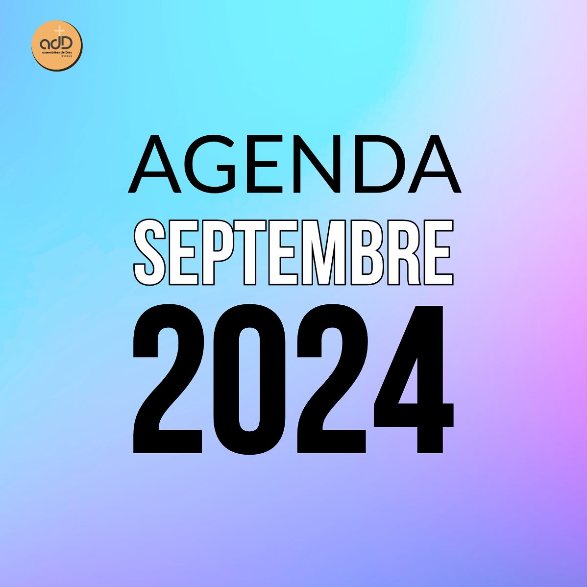 Featured image for “Agenda de Septembre 

Dimanche 1er Septembre : Jeûne et prière après le culte. U…”